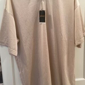 Bogari Men's Classic Tan Short Sleeve Tee Size Large